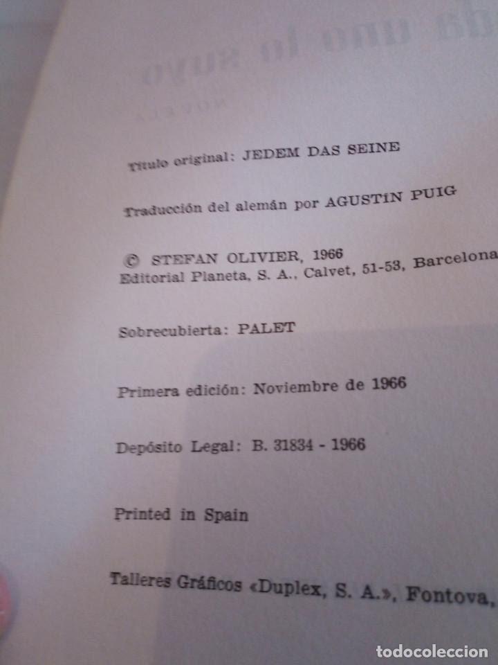 Libros de segunda mano: 252-A CADA UNO LO SUYO, Stefan Oliver, 1966 - Foto 4