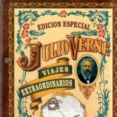 Libros de segunda mano: JULIO VERNE. VIAJES EXTRAORDINARIOS. EDICION ESPECIAL. CINCO SEMANAS EN GLOBO. NUEVO PRECINTADO.