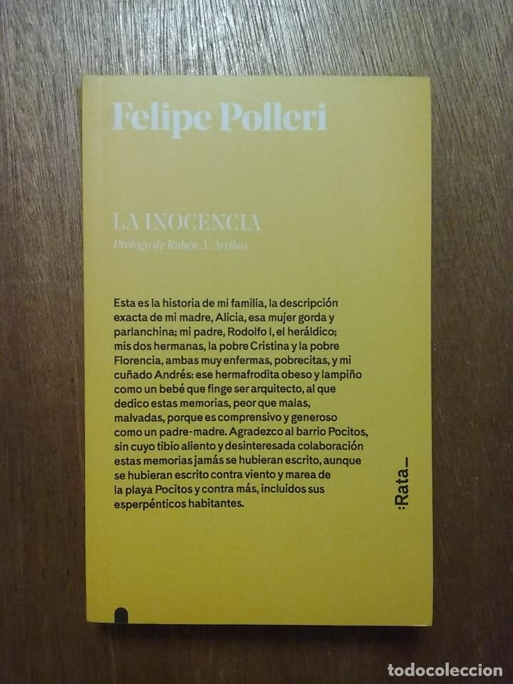 Gebrauchte B&uuml;cher: LA INOCENCIA, FELIPE POLLERI, RATA, 2017