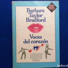 Libros de segunda mano: TITULO: VOCES DEL CORAZON. AUTOR: BARBARA TAYLOR BRADFORD. Lote 184089687