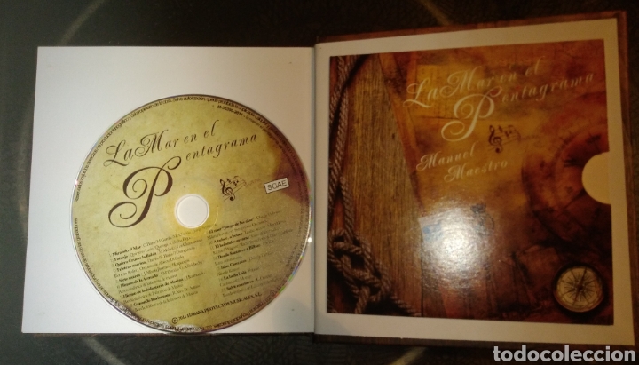 Libros de segunda mano: La mar en el pentagrama - Manuel Maestro. Libro + CD - Foto 2