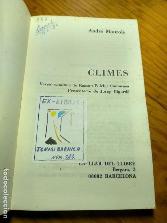 Libros de segunda mano: CLIMES - ANDRE MAUROIS - Foto 2