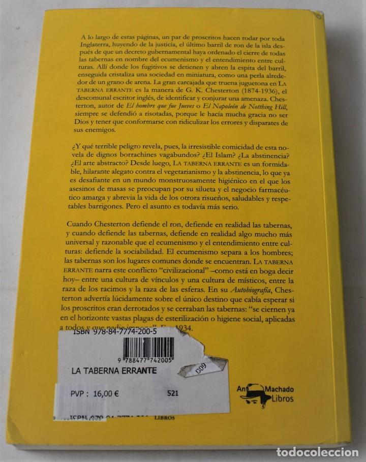 Libros de segunda mano: La taberna errante. Chesterton, G. K. - Foto 2