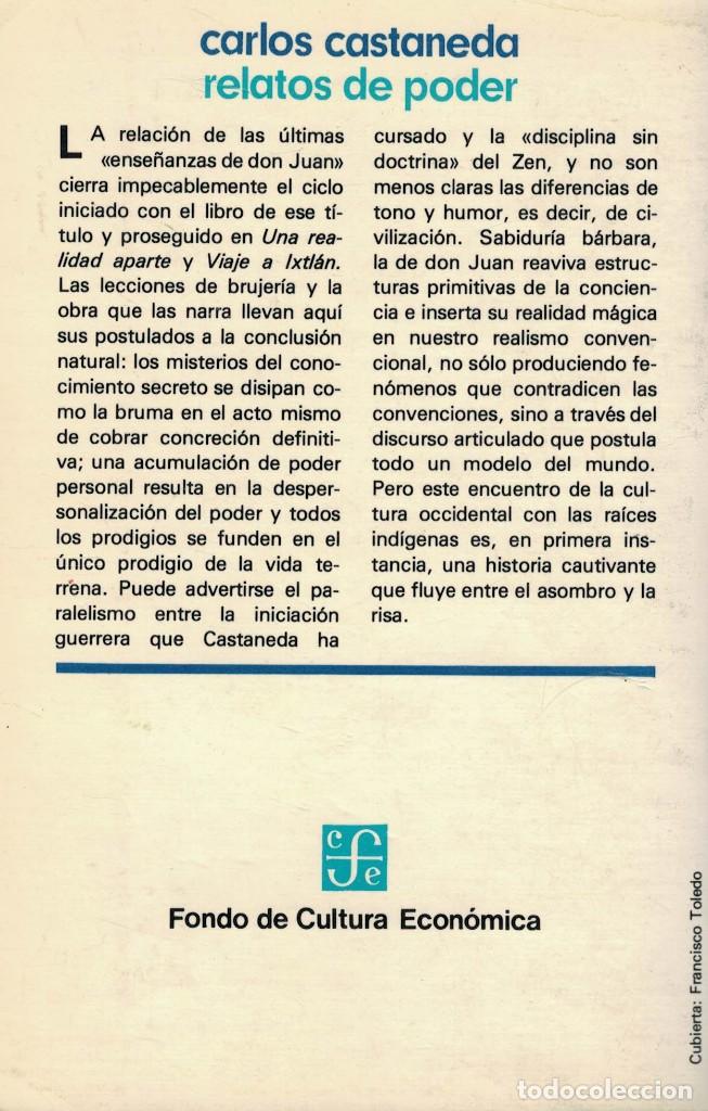 Libros de segunda mano: Carlos Castaneda, Relatos de poder - Foto 2
