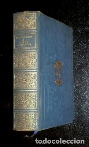 Libros de segunda mano: LEON, Ricardo: OBRAS COMPLETAS I. - Foto 1