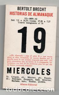Libros de segunda mano: Historias de almanque. Bertolt Brecht - Foto 1