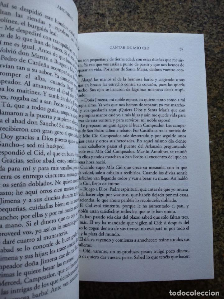 Libros de segunda mano: EL CANTAR DE MIO CID -- ANONIMO -- 1999 -- - Foto 3