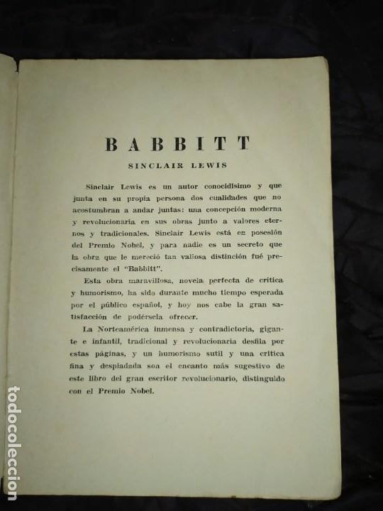 Libros de segunda mano: BABBITT SINCLAIR LEWIS - Foto 13