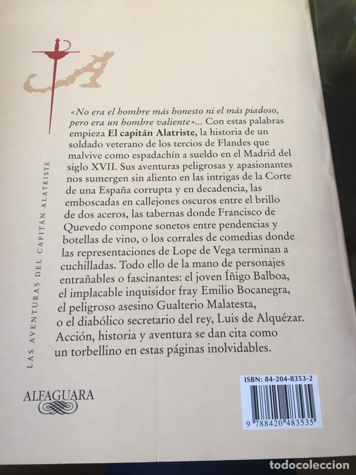Libros de segunda mano: El capit&aacute;n Alatriste - Foto 3