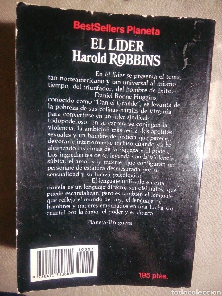Libros de segunda mano: EL L&Iacute;DER. HAROLD ROBINS - Foto 2