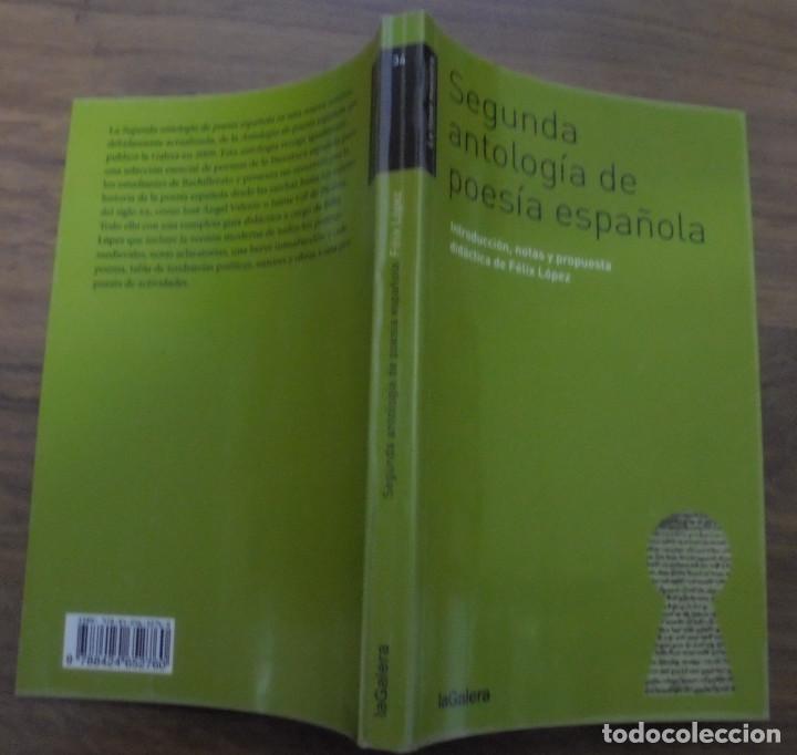 me quejo Servicio Equipar segunda antologia de poesía española introducc - Comprar en todocoleccion -  189111191