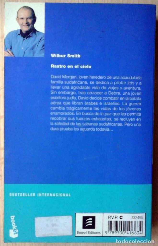 Libros de segunda mano: Rastro en el Cielo (Wilbur Smith) Emec&eacute; 2003 - Foto 2