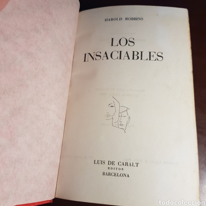 Libros de segunda mano: LOS INSACIABLES 1965 HAROLD ROBBINS - Foto 1