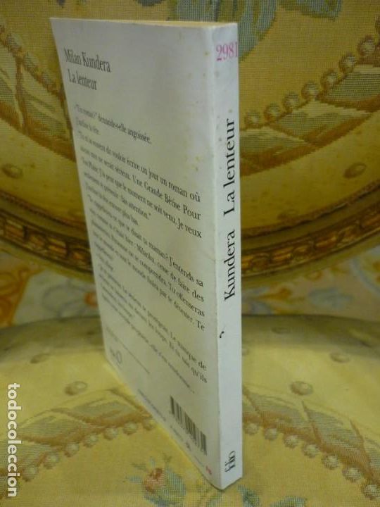Libros de segunda mano: LA LENTEUR, DE MILAN KUNDERA. - Foto 2