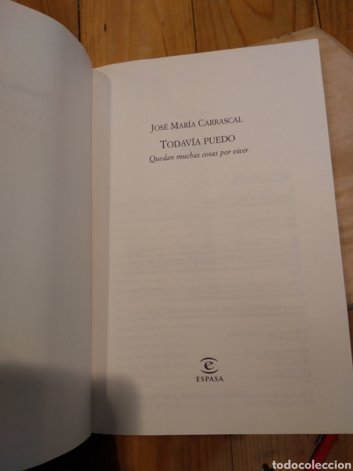 Libros de segunda mano: JOSE MAR&Iacute;A CARRASCAL. TODAV&Iacute;A PUEDO #3663 - Foto 2