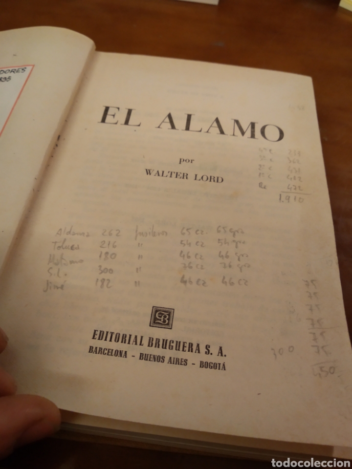 Libros de segunda mano: WALTER LORD. EL ALAMO #3762 - Foto 7