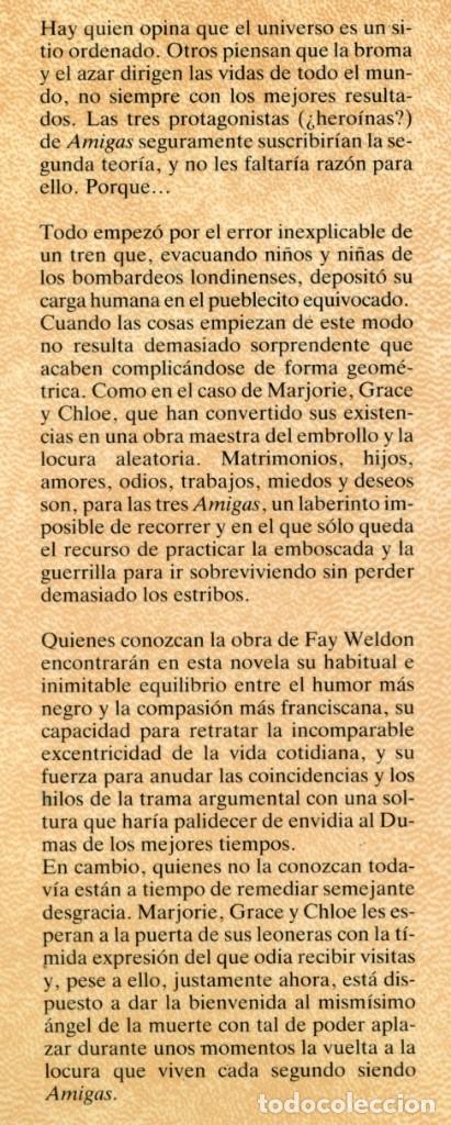 Libros de segunda mano: AMIGAS. De Fay Weldon. - Foto 2
