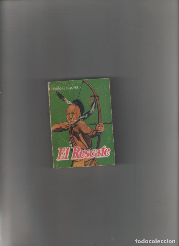 Libros de segunda mano: autor: FENNIMORE COOPER-EL RESCATE-N&ordm; 50-e.d. G.P.-ENCICLOPEDIA PULGA-a&ntilde;o 1958-1959-medidas 11 X 8 C