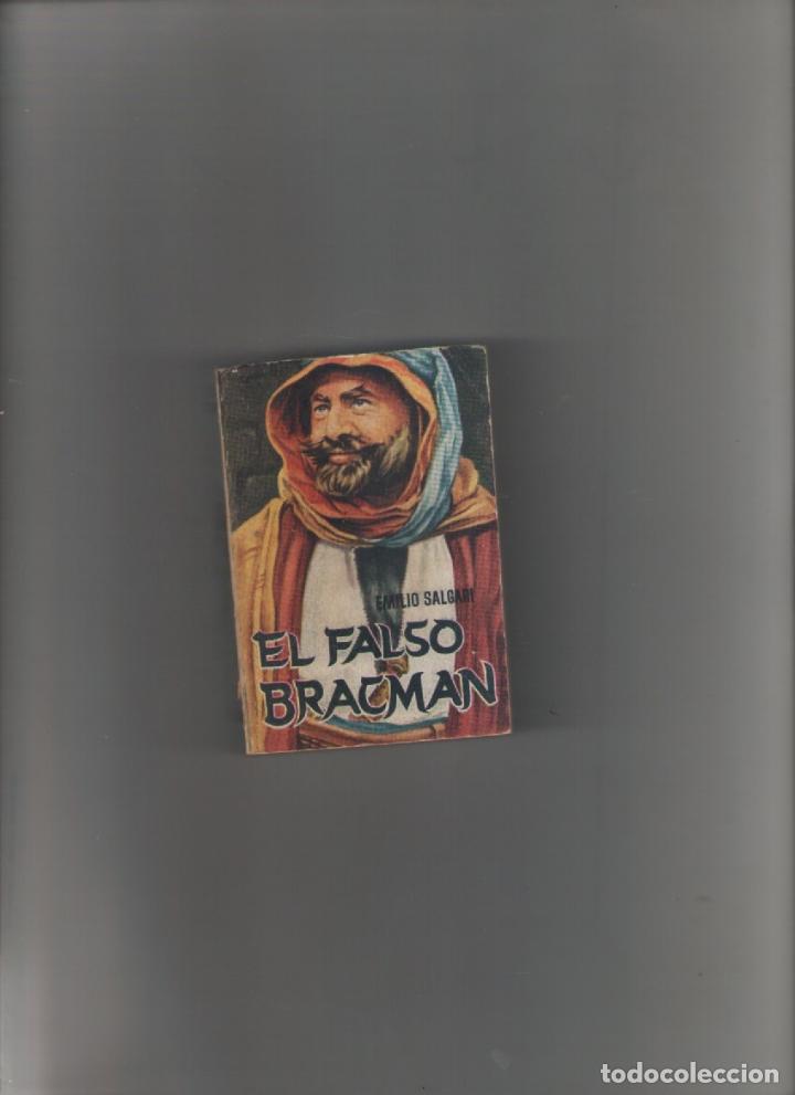Libros de segunda mano: autor: EMILIO SALGARI-EL FALSO BRACMAN-N&ordm; 93-e.d. G.P.-ENCICLOPEDIA PULGA-a&ntilde;o 1958-1959-