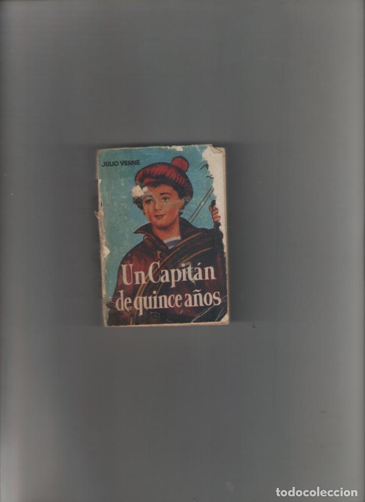 Libros de segunda mano: autor: JULIO VERNE-UN CAPITAN DE QUINCE A&Ntilde;OS-N&ordm; 39-e.d. G.P.-ENCICLOPEDIA PULGA-a&ntilde;o 1958-1959-