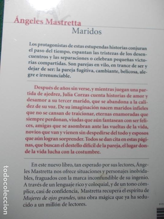 Libros de segunda mano: MARIDOS   ANGELES MASTRETTA - Foto 2