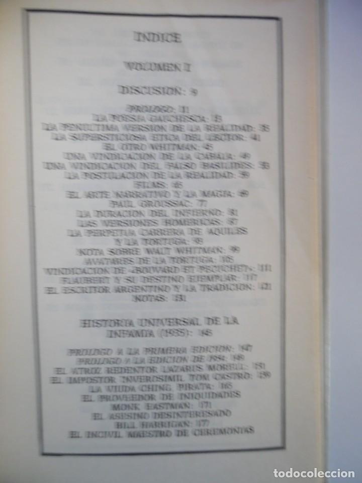 Libros de segunda mano: Borges. Prosa completa en dos tomos de Jorge Luis Borges. En estuche - Foto 6