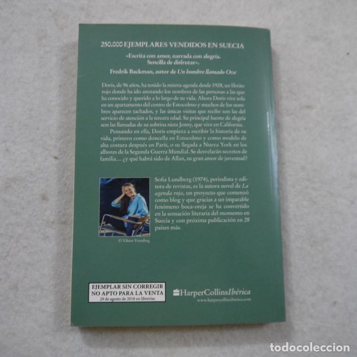 Libros de segunda mano: LA AGENDA ROJA - SOF&Iacute;A LUNDBERG - HARPER COLLINS - 2018 - Foto 2