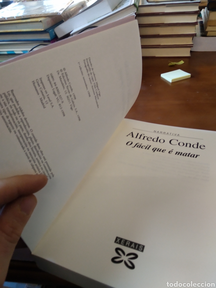 Libros de segunda mano: O F&Aacute;CIL QUE &Eacute; MATAR. ALFREDO CONDE #3986 - Foto 2