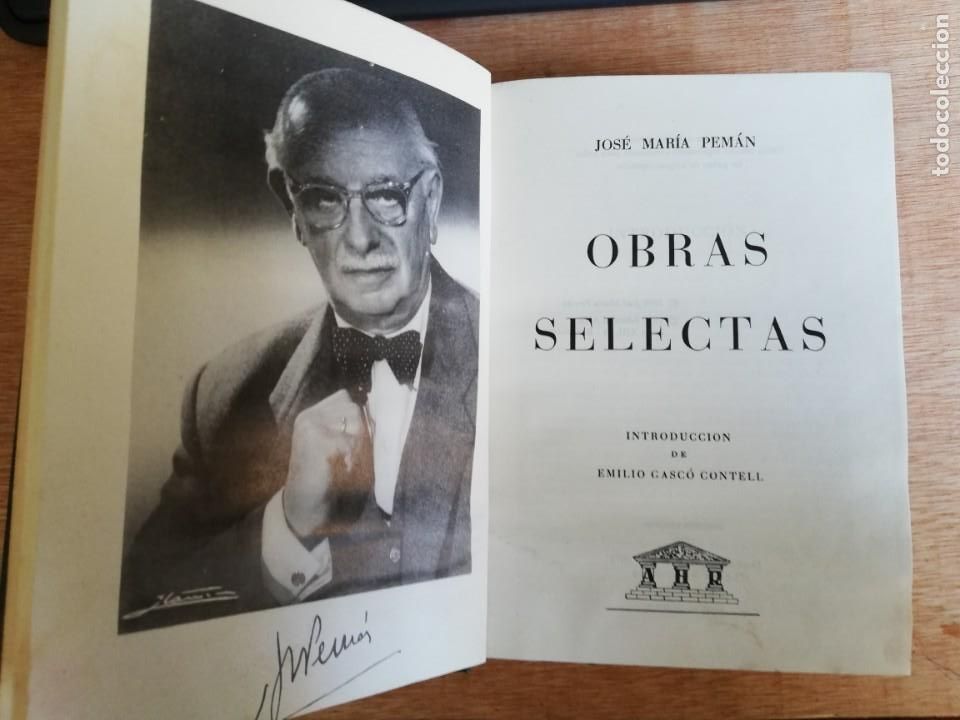 Libros de segunda mano: Obras selectas. Jose Mar&iacute;a Pem&aacute;n - Foto 2
