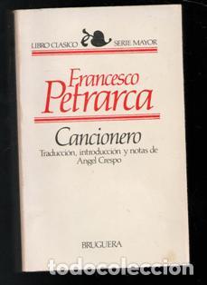 Libros de segunda mano: Cancionero. Francesco Petrarca. - Foto 1