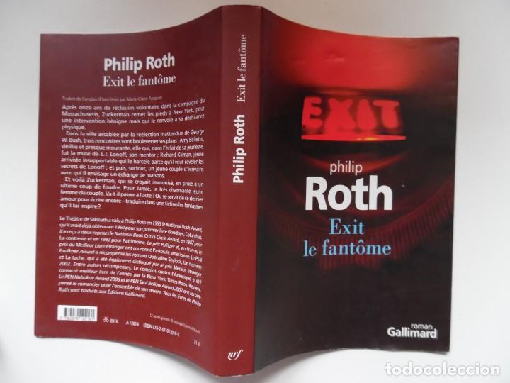 Libros de segunda mano: Exit le fant&ocirc;me, de Philip Roth. En franc&eacute;s - Foto 2