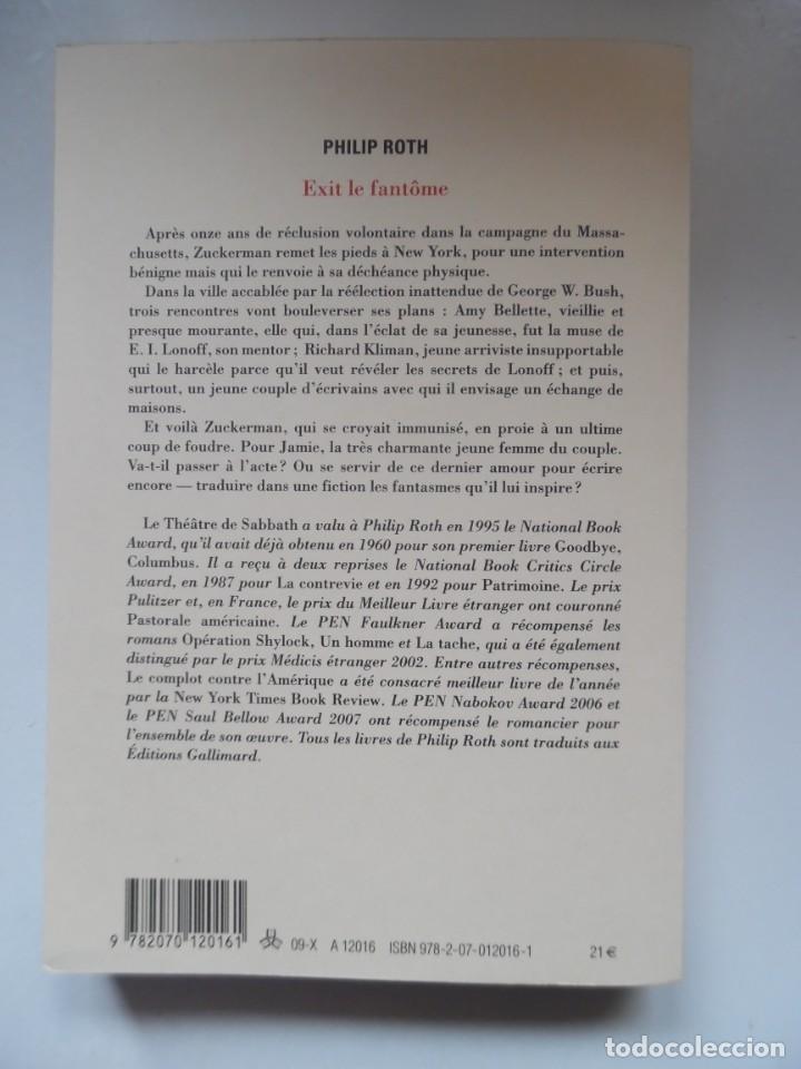 Libros de segunda mano: Exit le fant&ocirc;me, de Philip Roth. En franc&eacute;s - Foto 3