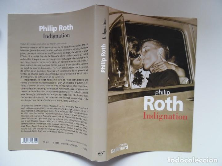 Libros de segunda mano: Roth. Indignation, de Philip Roth. En franc&eacute;s - Foto 2