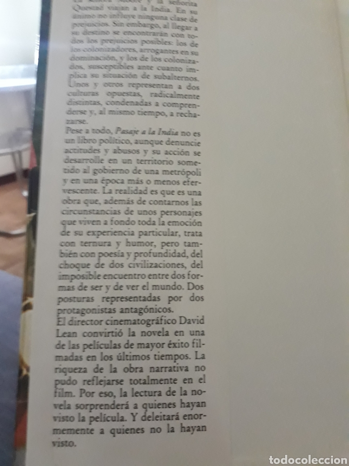 Libros de segunda mano: PASAJE A LA INDIA. E.M.FORSTER. CIRCULO DE LECTORES - Foto 2