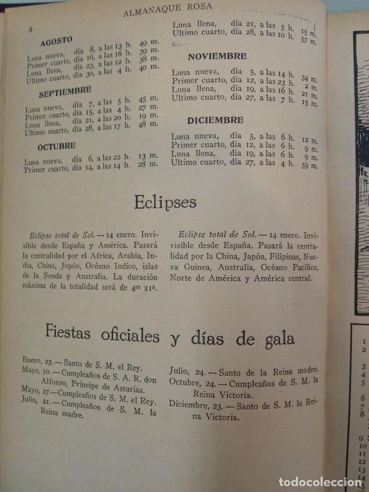 Libros de segunda mano: Almanaque Rosa para 1926     Y97780 - Foto 5