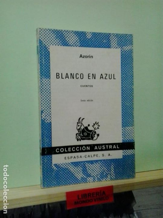 Libros de segunda mano: Blanco en azul. Azor&iacute;n - Foto 1