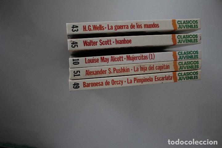 Libros de segunda mano: CL&Aacute;SICOS JUVENILES  5 TOMOS - Foto 2