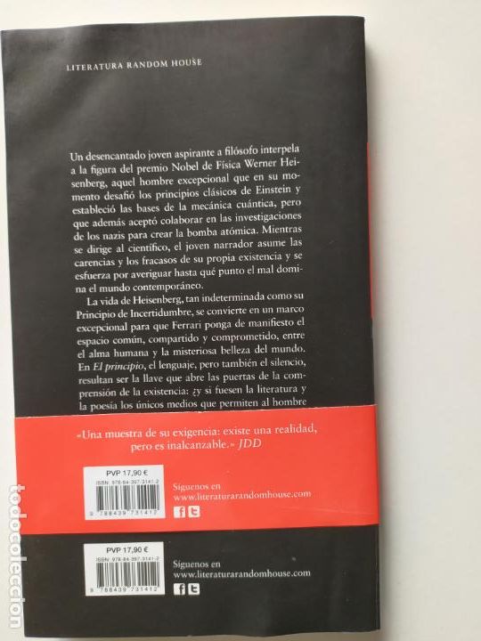 Libros de segunda mano: EL PRINCIPIO JEROME FERRARI 2016 - Foto 2