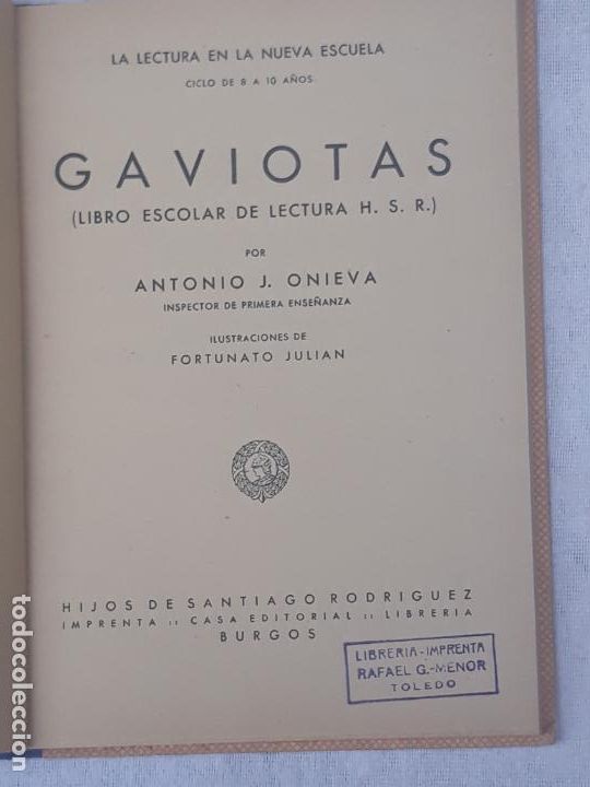 Libros de segunda mano: G A V I O T A S - 1952 -