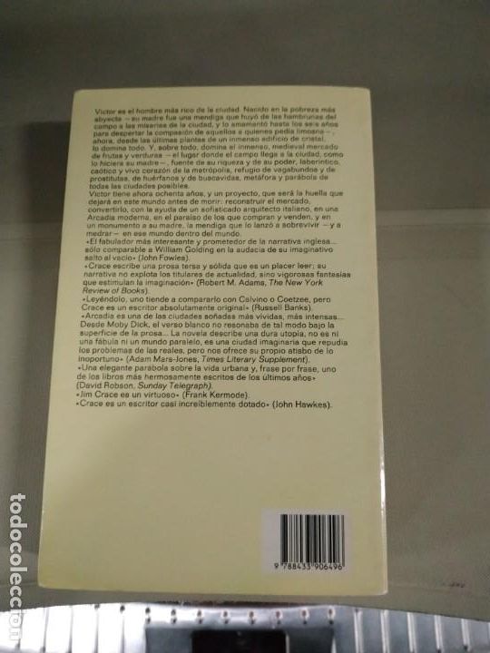 Libros de segunda mano: Arcadia - Jim Crace. Anagrama - Foto 2