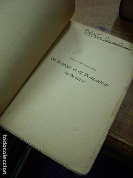 Second hand books: La Marquesa de Pompadour la decadente. L.36-120