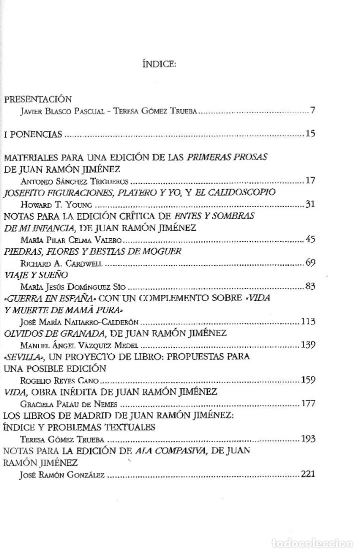 Libros de segunda mano: Juan Ram&oacute;n Jim&eacute;nez, prosista. - Foto 2