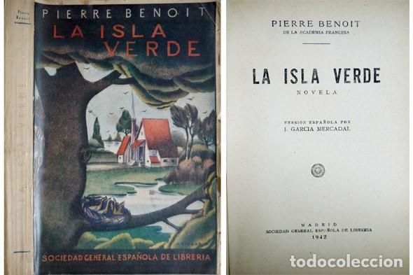 Libros de segunda mano: BENOIT, Pierre.  La isla verde.  1942 - Foto 1