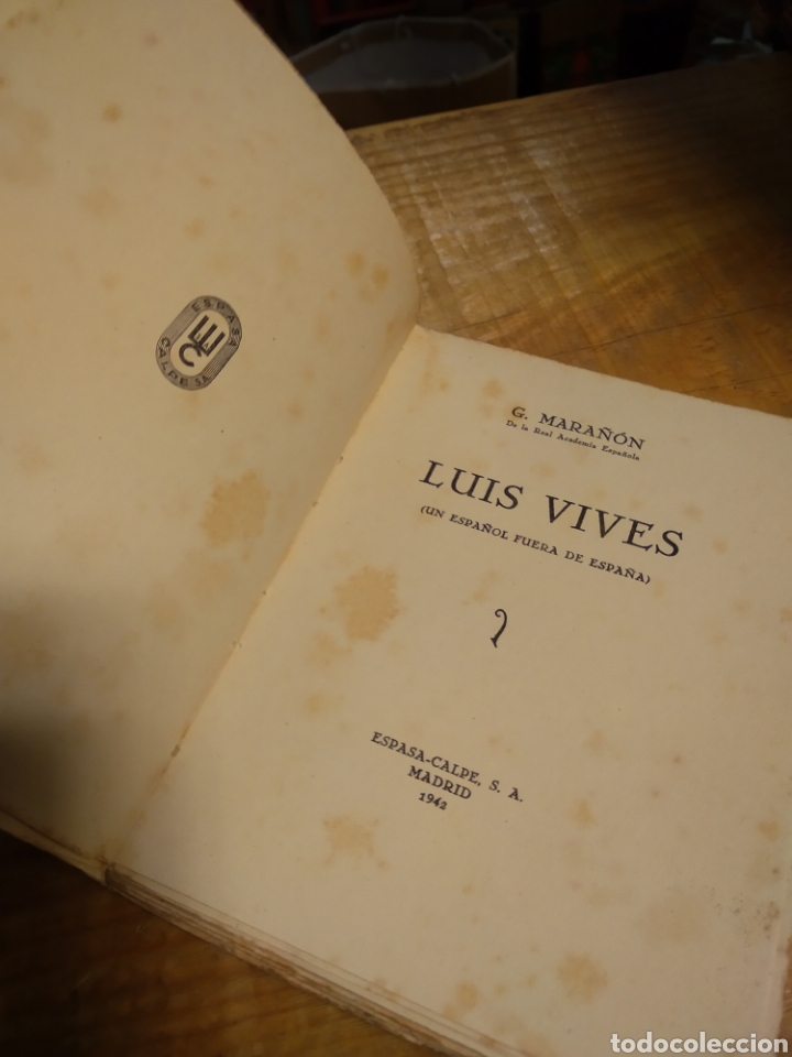 Libros de segunda mano: LUIS VIVES. G. MARA&Ntilde;ON #4297 - Foto 4