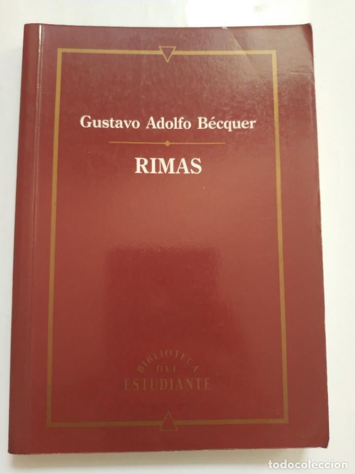 Libros de segunda mano: RIMAS.- GUSTAVO ADOLFO BECQUER - Foto 1