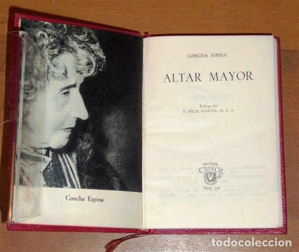 Libros de segunda mano: ESPINA, Concha. Altar mayor (Crisol ; 326) - Foto 2