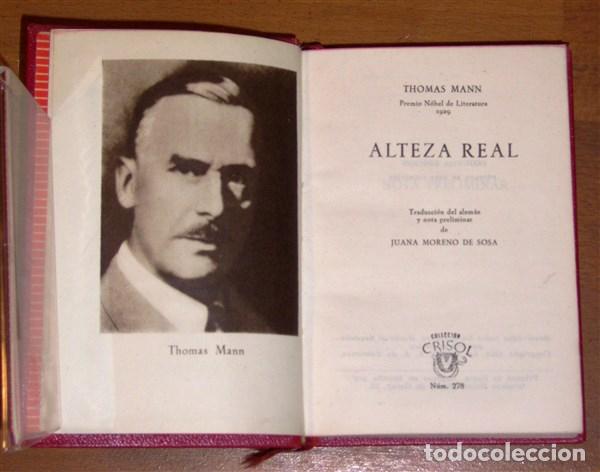 Libros de segunda mano: MANN, Thomas. Alteza Real (Crisol ; 278) - Foto 2