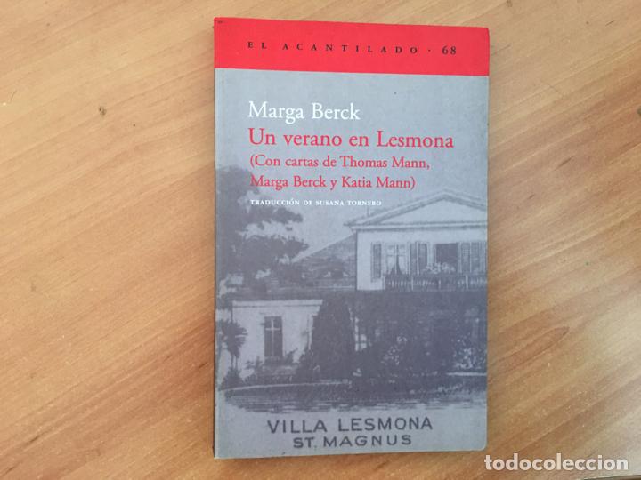 Gebrauchte B&uuml;cher: UN VERANO EN LESMONA ( MARGA BERCK ) PRIMERA EDICION ( LBB2)