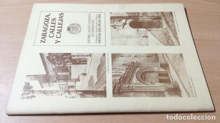 Gebrauchte B&uuml;cher: ZARAGOZA, CALLES Y CALLEJAS - CONCURSO RELATOS AYUNTAMIENTO ZARAGOZA 1981		&Oacute;-406