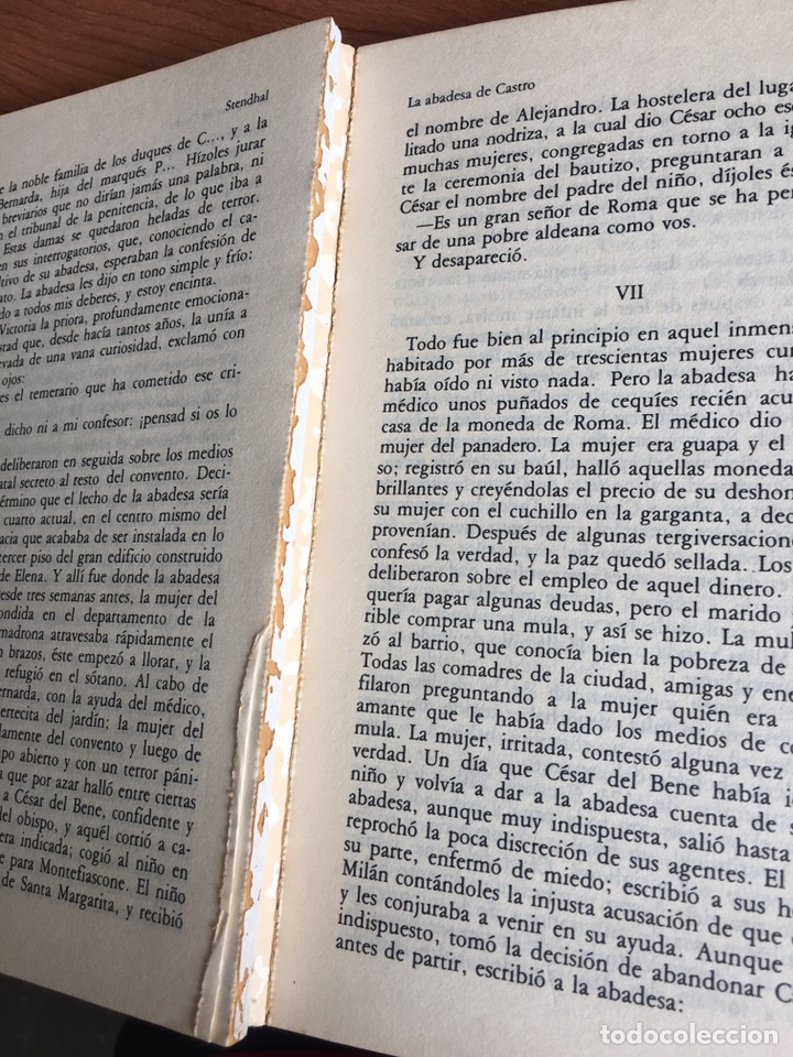 Libros de segunda mano: Cr&oacute;nicas italianas. Stendhal - Foto 2